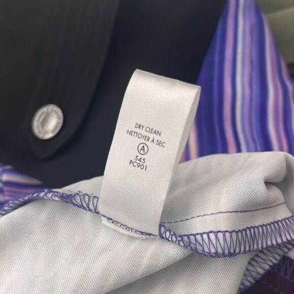 Calvin Klein Women Purple Zipper Detail Sheath Dress size 8 - Picture 12 of 12